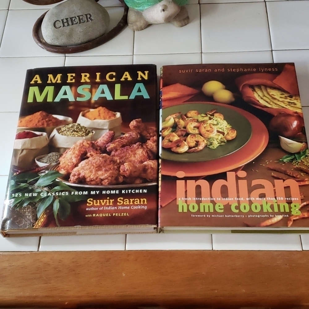 2 Hardcover Indian food Recipe Books